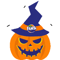 Fanta_korea halloween mcdonalds trick or treat fanta Sticker