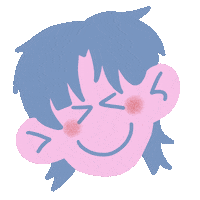 Happy Illustration Sticker