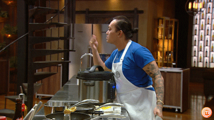 Smell Cooking GIF by MasterChefAU