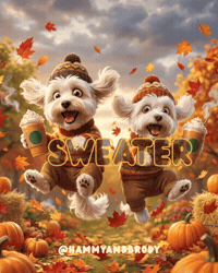 Pumpkin Spice Dog GIF by HammyandBrody