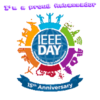 IEEEDAY ambassador 15thanniversary ieeeday ieeeday2024 Sticker