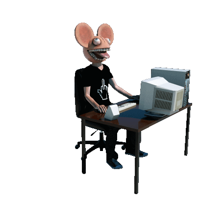3D Desk Sticker by deadmau5
