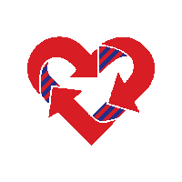 Myrorna heart retro red vintage Sticker