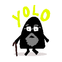Illustration Yolo Sticker by fngrpns