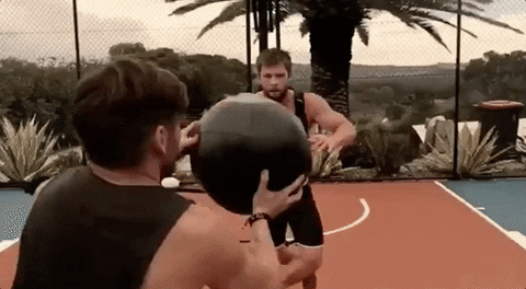chris hemsworth muscles GIF by Yosub Kim, Content Strategy Director