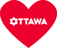 Ice Skating Heart Sticker by Ottawa Tourism