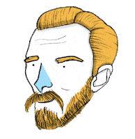 Van Gogh Love Sticker