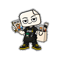 Comic Books Manga Sticker by ZTIKIX