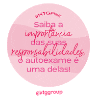 Outubro Rosa Cancer De Mama Sticker by KTG Group