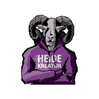 Marketing Lila Sticker by Heidekreatur