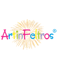 artinfeltros podcast handmade spoiler decoracao Sticker