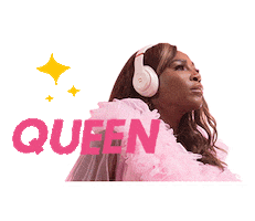 Serena Williams Queen Sticker by Beats by Dre