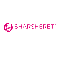 pink teal Sticker