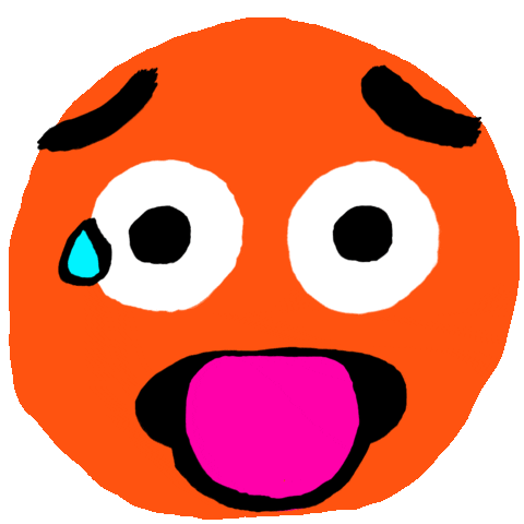 Tired Heat Wave Sticker by T A R V E R