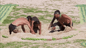 Challenge Digging GIF by Survivor CBS