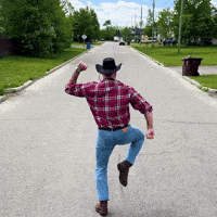 MEGcestregle run running cowboy marcetiienne GIF