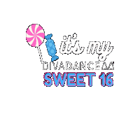Divadance Sweet 16 Sticker by DivaDance®