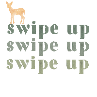 Swipe Up Sticker by Velvet Fawn