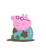 Muddy Puddles Splash Sticker by Peppa Pig