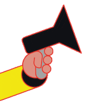 Speaker Megaphone Sticker by IoIC_UK