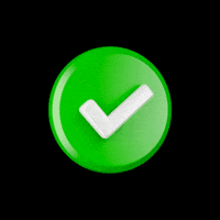 ASHADPC tick check mark tick mark tick 3d GIF