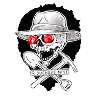 Ghost Skull Sticker