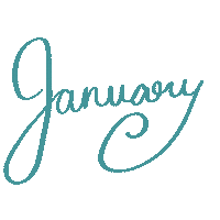 January Sticker