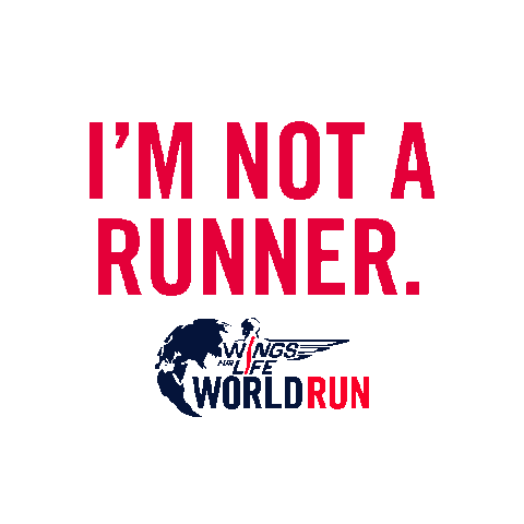 follow me running Sticker by Red Bull