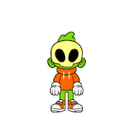 Ghost_Kid love dance fun chill Sticker