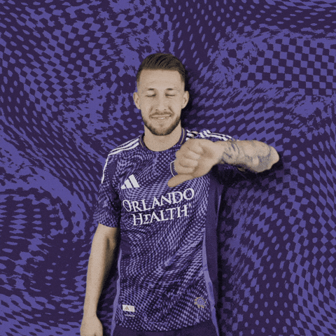 Mls Thumbs Down GIF by Orlando City SC