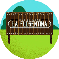 Cartel Sticker by La Florentina Club de Campo
