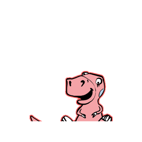 Dino Dina Sticker by mammadimerda