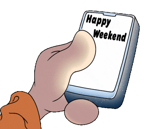 Friday Weekend Sticker by Elnaz  Abbasi