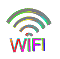 Rainbow Wifi Sticker by joeburger