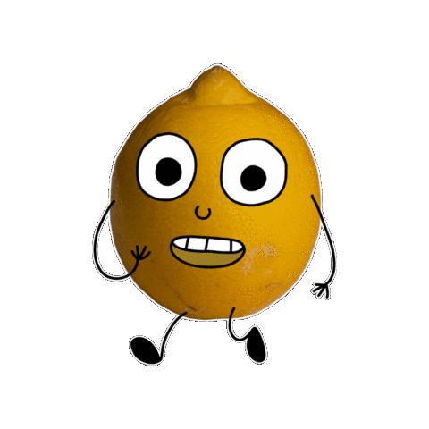 Fruit Lemon Sticker by PlumFilms