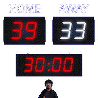 33 Away Sticker