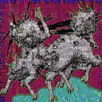 Full Moon Glitch GIF by davidvnun