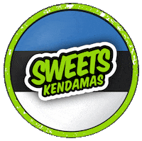 Flag Estonia Sticker by Sweets Kendamas
