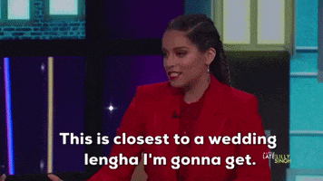 Mindy Kaling Wedding Lengha GIF by A Little Late With Lilly Singh