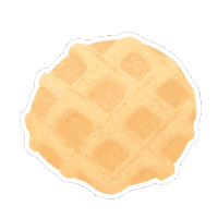 Bakery Waffle Sticker