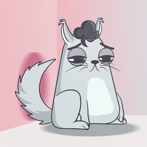 Tired Cat GIF by Flow