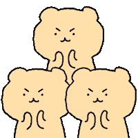 brokenbear clapping applause 축하 박수 Sticker