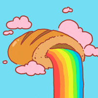 rainbow filling GIF by Percolate Galactic