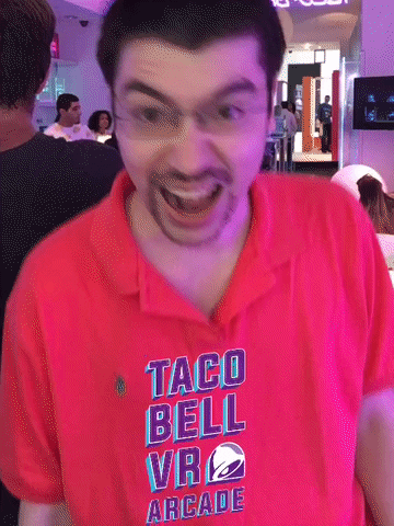 vrarcade GIF by Taco Bell VR Arcade