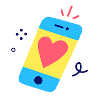 I Love You Hello Sticker by Holler Studios