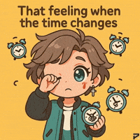 Daylight Savings Rubbing GIF by Persona