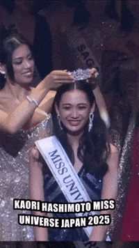 haxroussleeps kaori hashimoto miss universe japan 2025 GIF