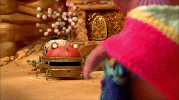 stopmotion #knitting #theclangers #clangers #cbeebies GIF