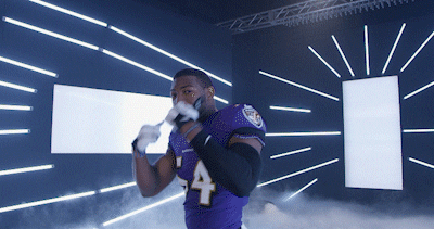 Dance Reaction GIF by Baltimore Ravens