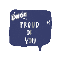 We Are Proud Well Done Sticker by LWGC
